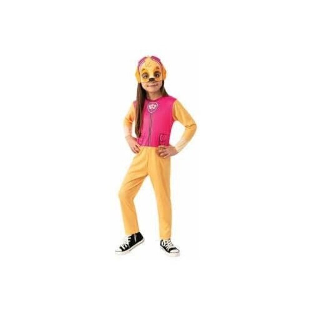 NWT Paw Patrol Skye Halloween Costume Girls XS 3-4 Jumpsuit Mask Rubie's Pink